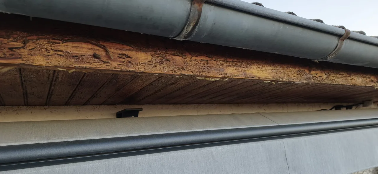 Réparation de toiture en cours par Toit des Dômes (22) — vue d'ensemble